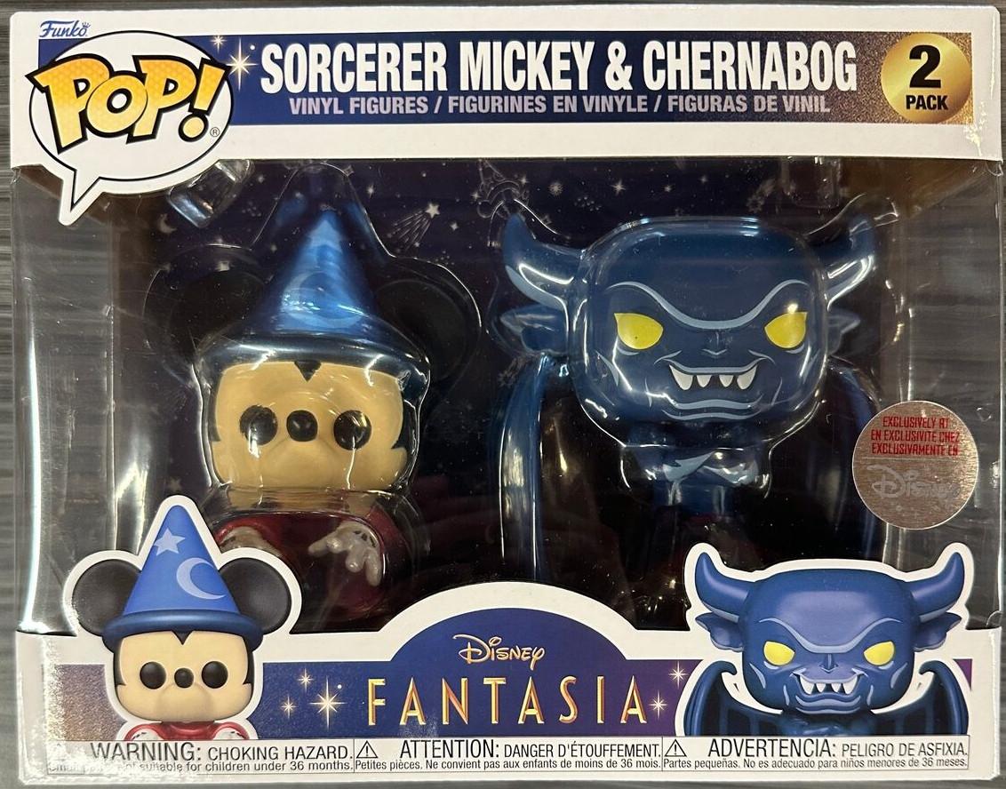 Sorcerer Mickey & Chernabog 2 Pack Funko POP Disney