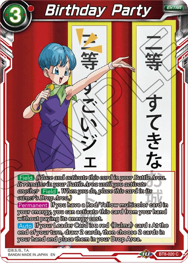 Birthday Party [Foil] BT8-020 Dragon Ball Super Malicious Machinations