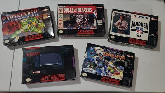 Super Nintendo Game Lot photo