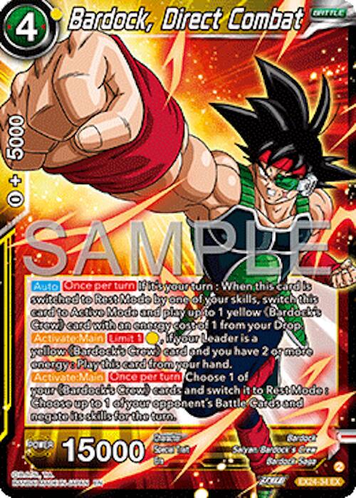 Bardock, Direct Combat [Foil] EX24-34 Dragon Ball Super Premium Anniversary Box 2024