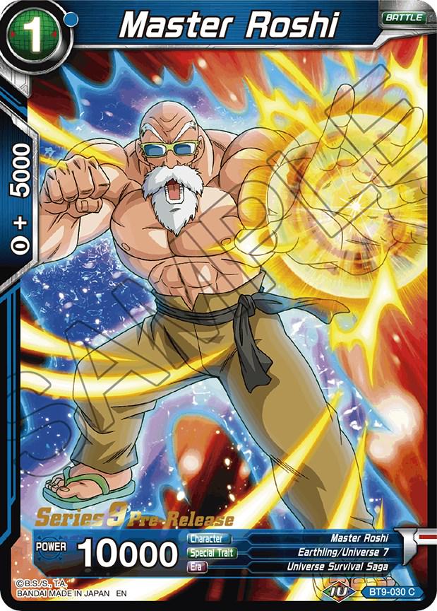 Master Roshi BT9-030 Dragon Ball Super Universal Onslaught: Pre-Release Promos