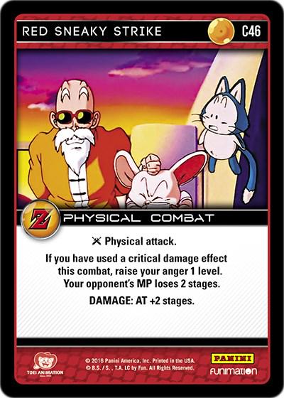 Red Sneaky Strike [Foil] C46 Dragon Ball Z Awakening