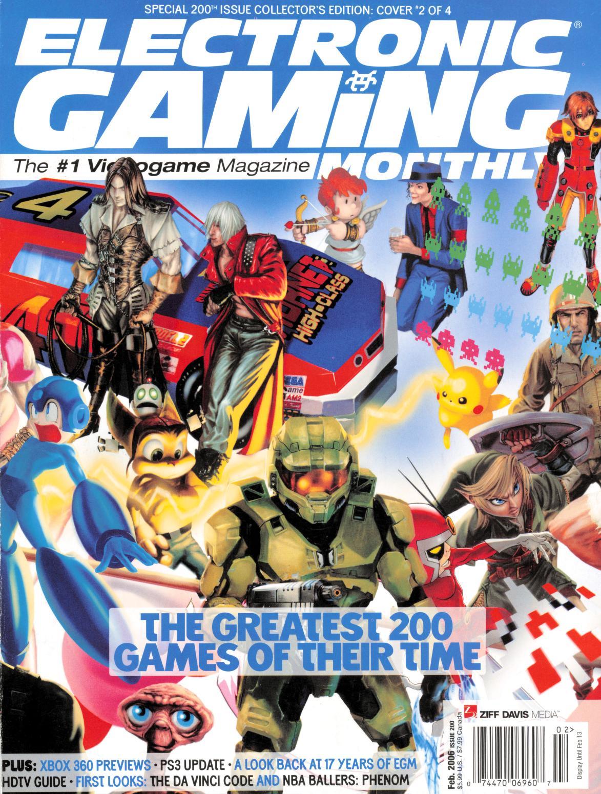 Electronic Gaming Monthly [Issue 200] Cover #2 Electronic Gaming Monthly