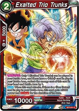 Exalted Trio Trunks BT7-011 Dragon Ball Super Assault of the Saiyans