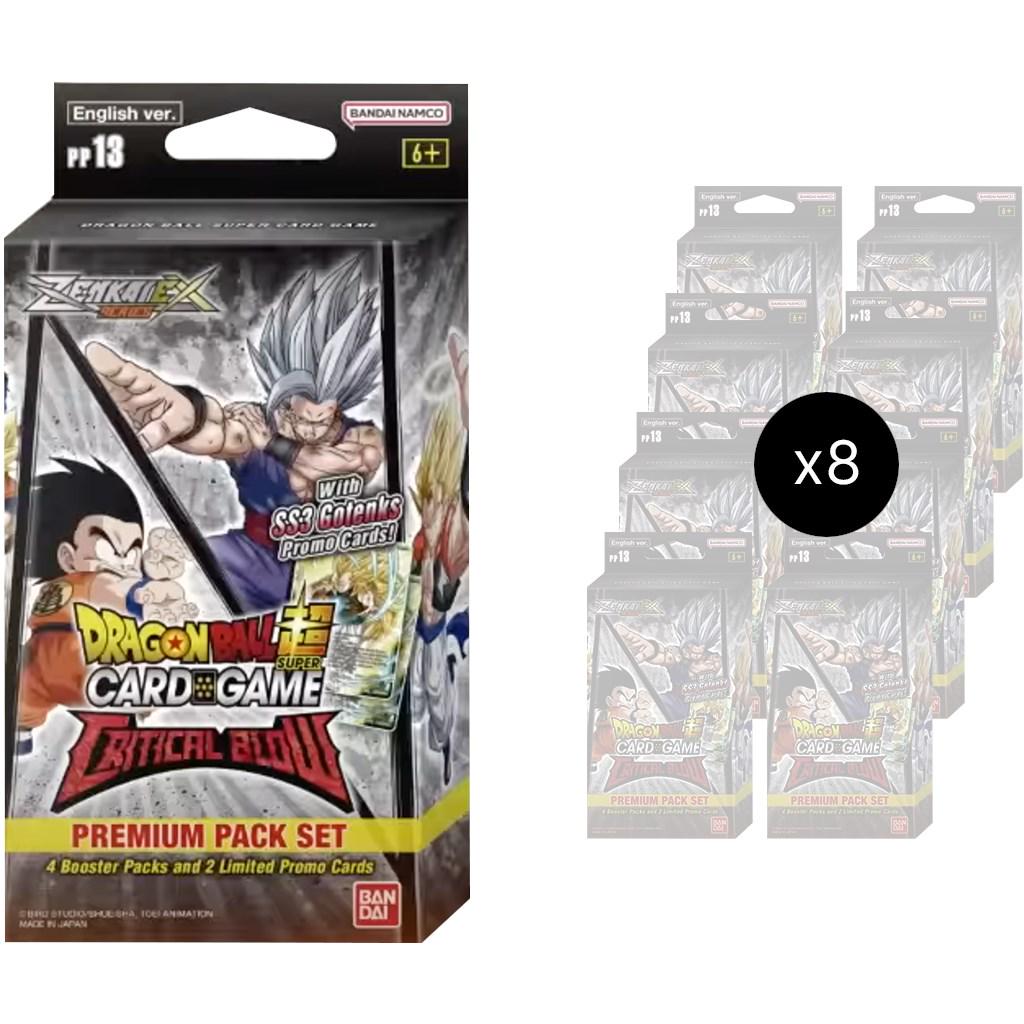 Critical Blow Premium Pack Set 13 Display  Dragon Ball Super Critical Blow