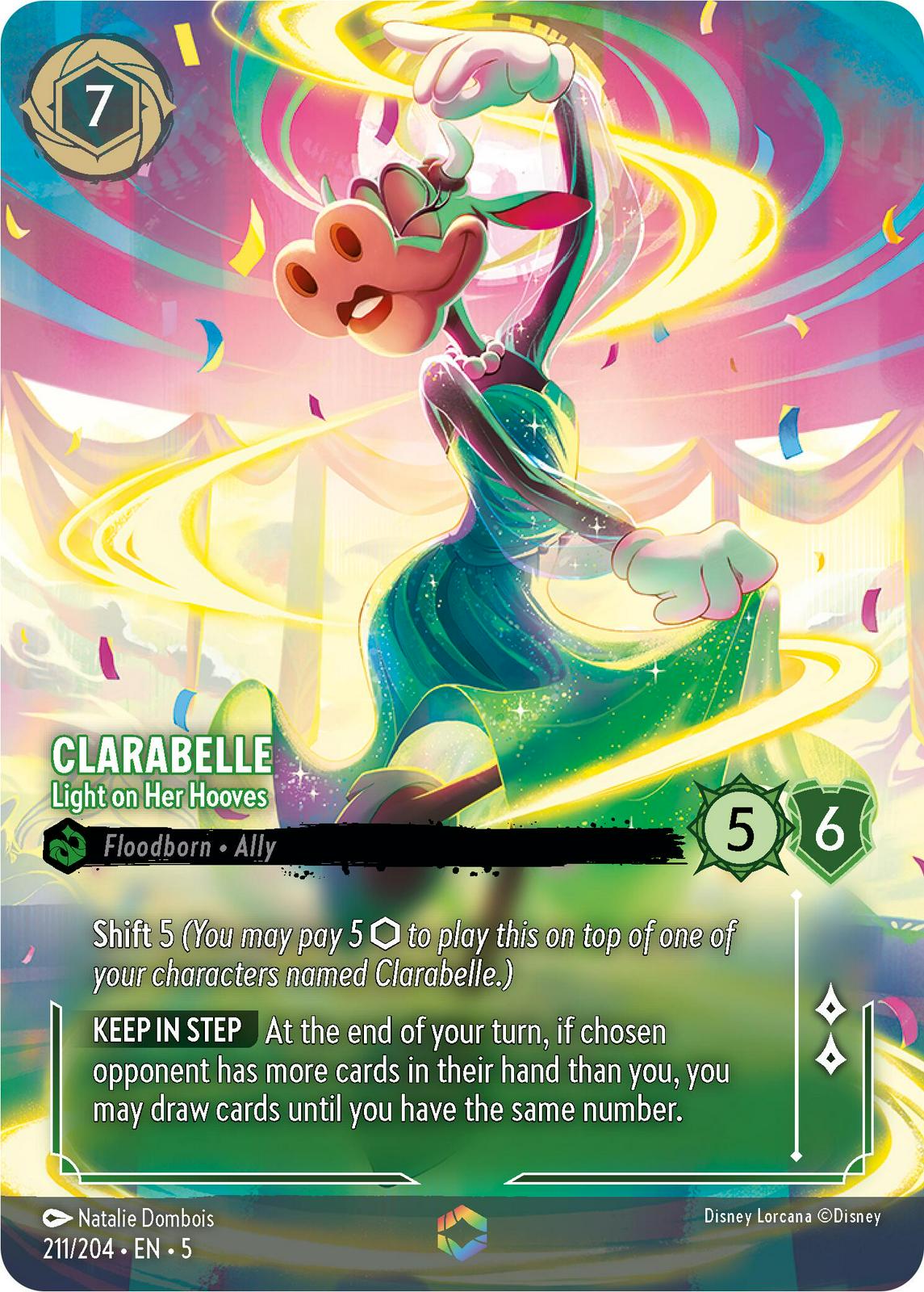 Clarabelle - Light on Her Hooves #211 Lorcana Shimmering Skies