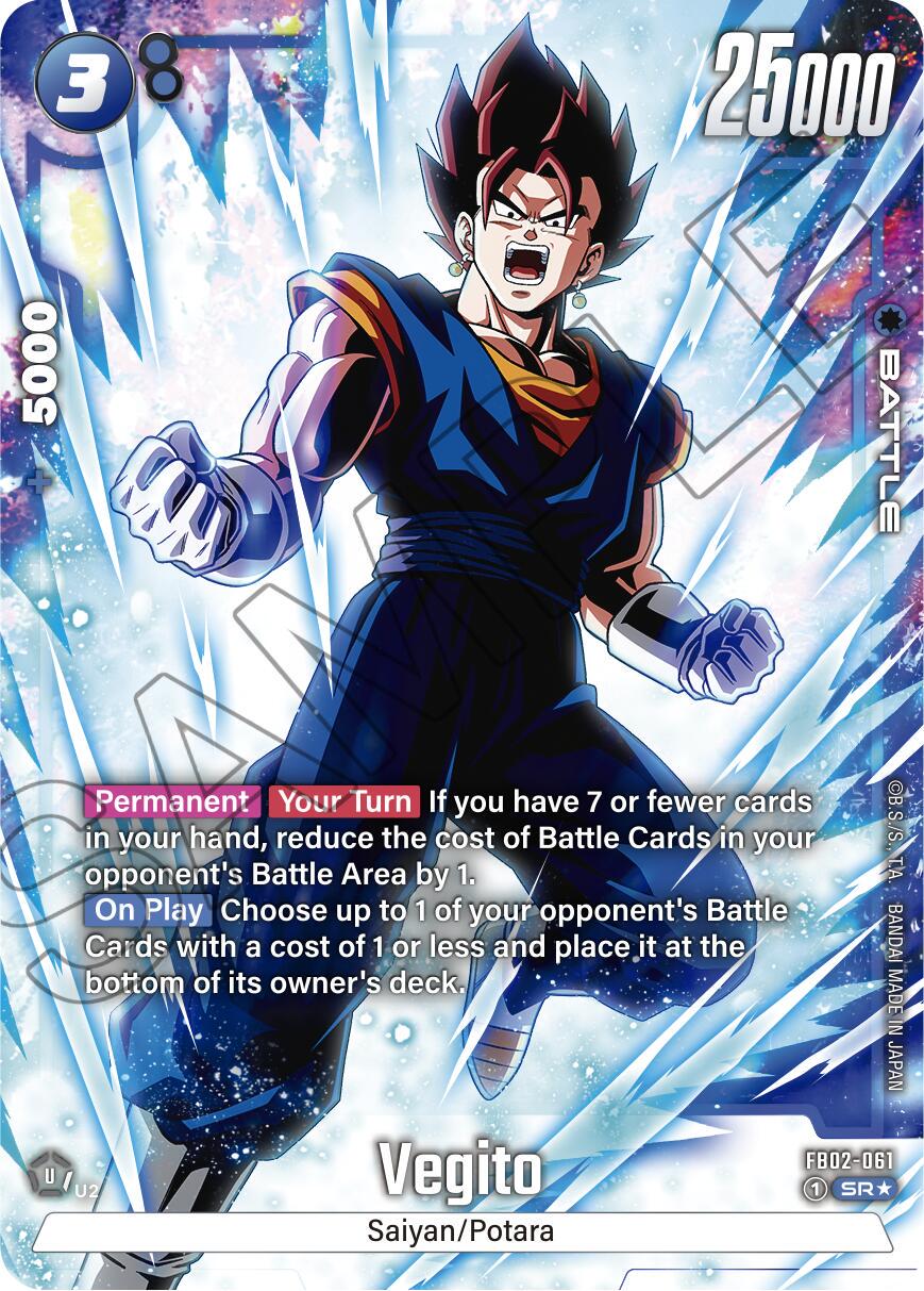 Vegito [Alternate Art] FB02-061 Dragon Ball Fusion World Blazing Aura