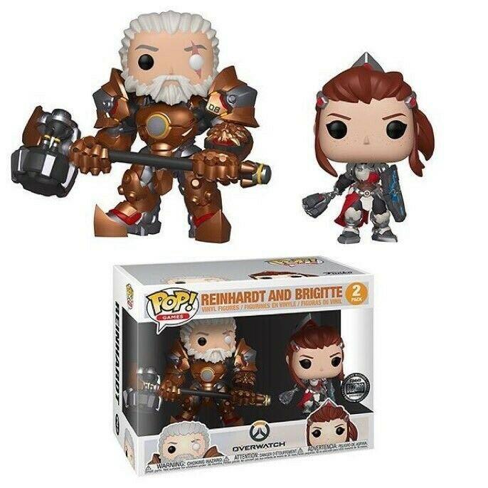 Reinhardt and Brigitte Funko POP Games