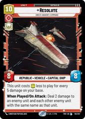 Resolute - Under Anakin's Command [Foil] #151 Star Wars Unlimited: Twilight of the Republic Prices