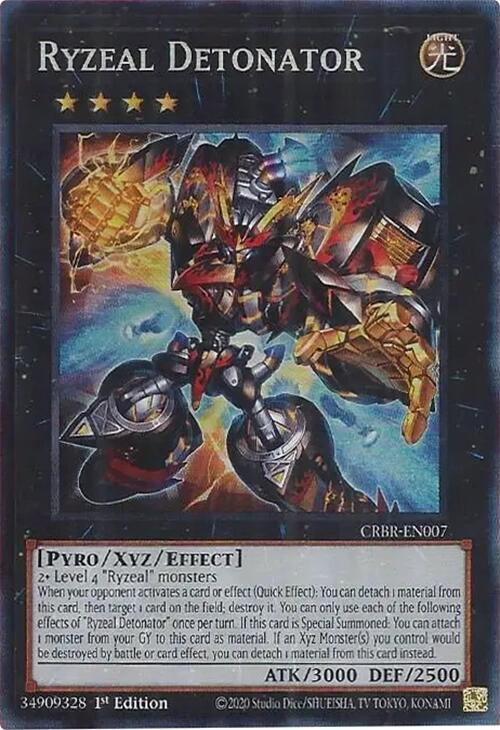 Ryzeal Detonator CRBR-EN007 YuGiOh Crossover Breakers