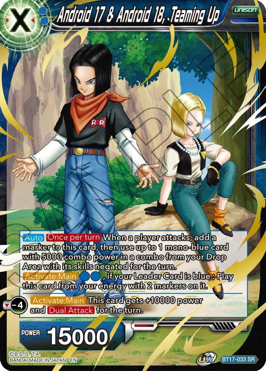 Android 17 & Android 18, Teaming Up [Foil] BT17-033 Dragon Ball Super Ultimate Squad