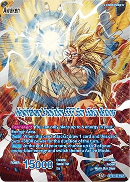 Son Goku // Heightened Evolution SS3 Son Goku Returns BT9-127 Dragon Ball Super Universal Onslaught