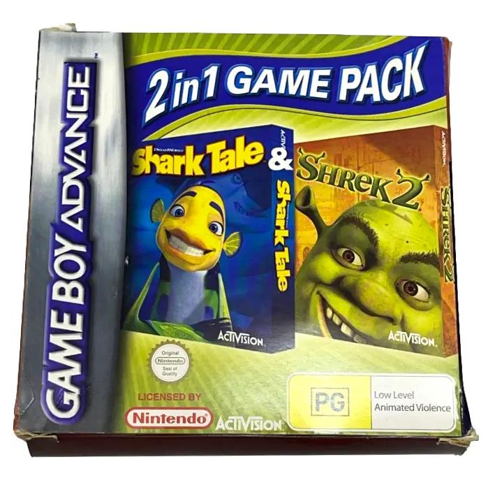 2 In 1 Game Pack: Shark Tale & Shrek 2 PAL GameBoy Advance