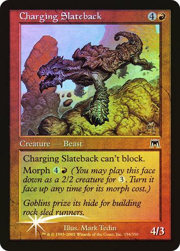 Charging Slateback [Foil] Magic Onslaught