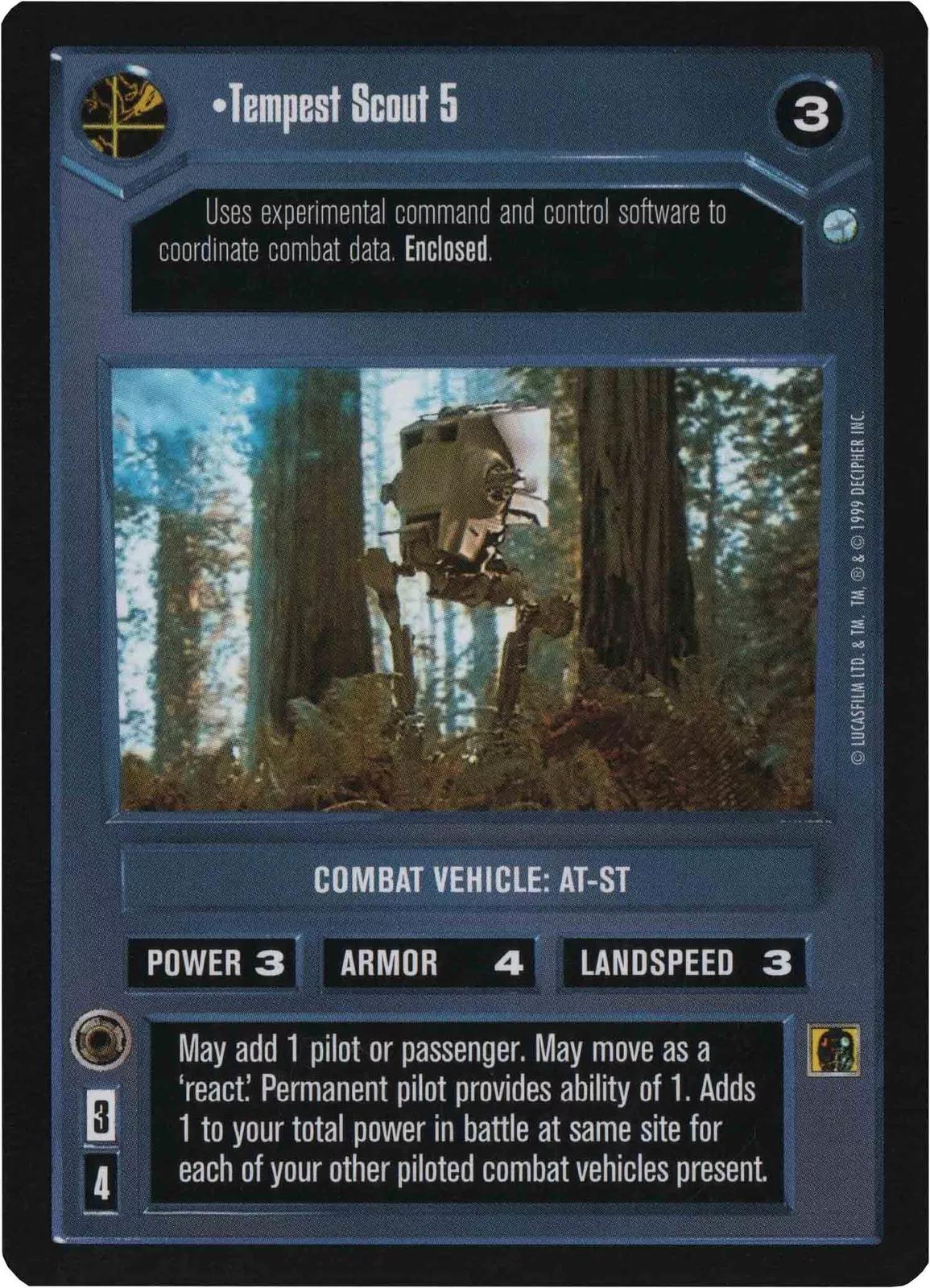 Tempest Scout 5 [Limited] Star Wars CCG Endor