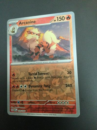 Arcanine [Reverse Holo] #59 photo