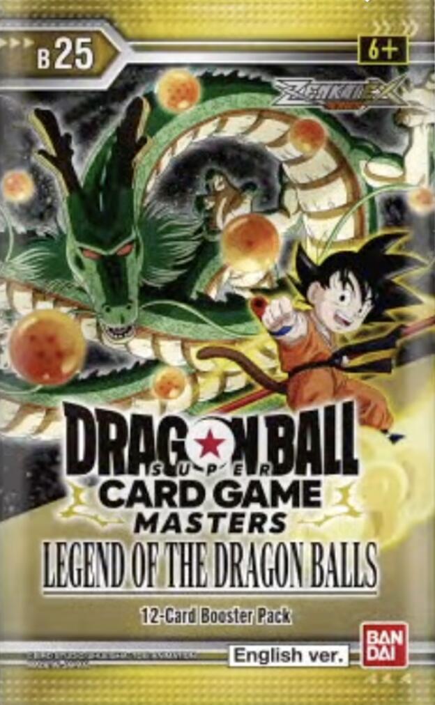 Legend of the Dragon Balls Booster Pack  Dragon Ball Super Legend of the Dragon Balls