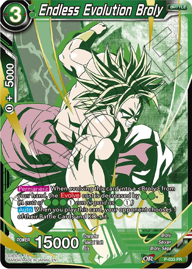 Endless Evolution Broly [Alternate Art Foil] P-033 Dragon Ball Super Expansion Set: Special Anniversary Box