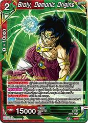 Broly, Demonic Origins BT7-117 Dragon Ball Super Series 7 Pre-Release Promos Prices