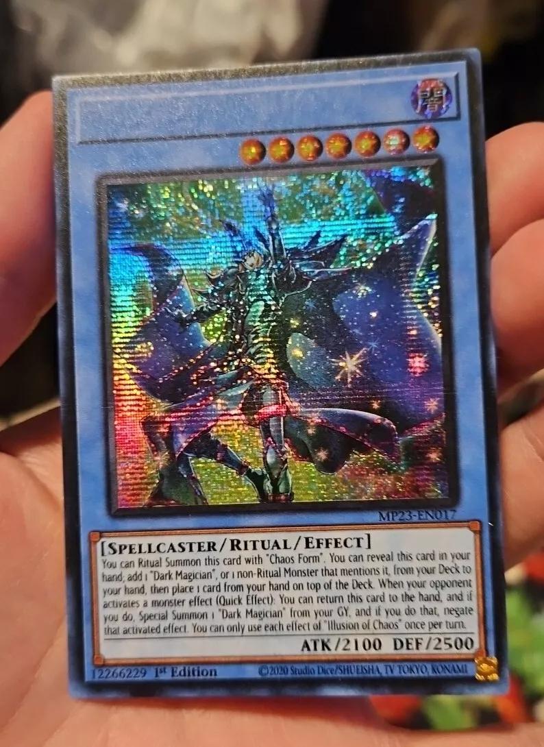 Illusion Of Chaos [Misprint] MP23-EN017 YuGiOh 25th Anniversary Tin: Dueling Heroes Mega Pack