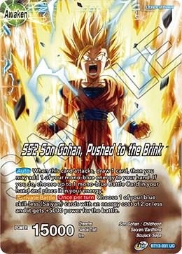 Son Gohan // SS2 Son Gohan, Pushed to the Brink BT13-031 Dragon Ball Super Supreme Rivalry