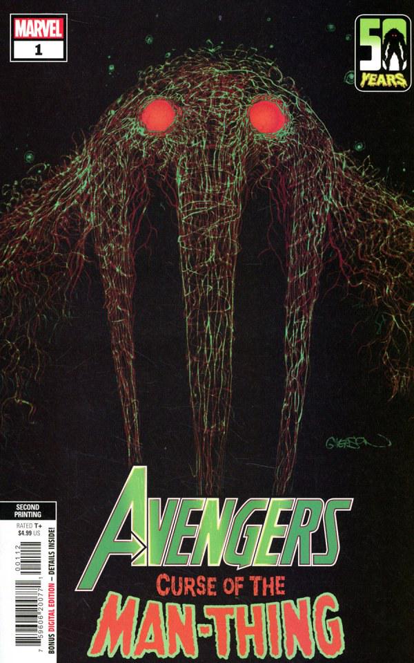 Avengers: Curse of the Man-Thing [2nd Print Gleason] #1 (2021) Comic Books Curse of the Man-Thing