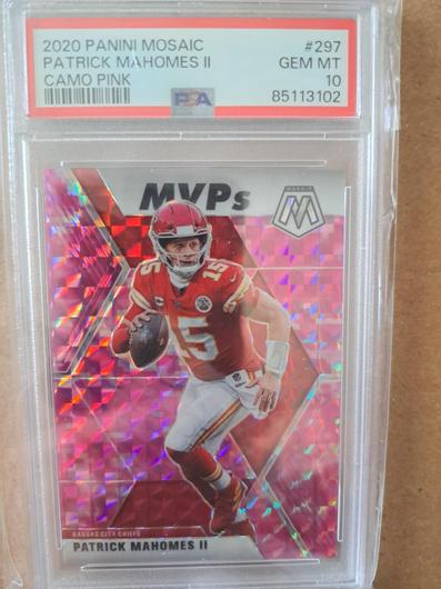 Patrick Mahomes II [Camo Pink] #297 photo