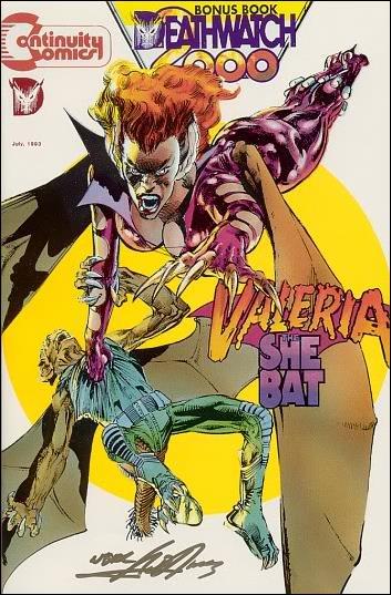 Valeria, the She-Bat [Red Foil] #1 (1993) Comic Books Valeria, The She-Bat