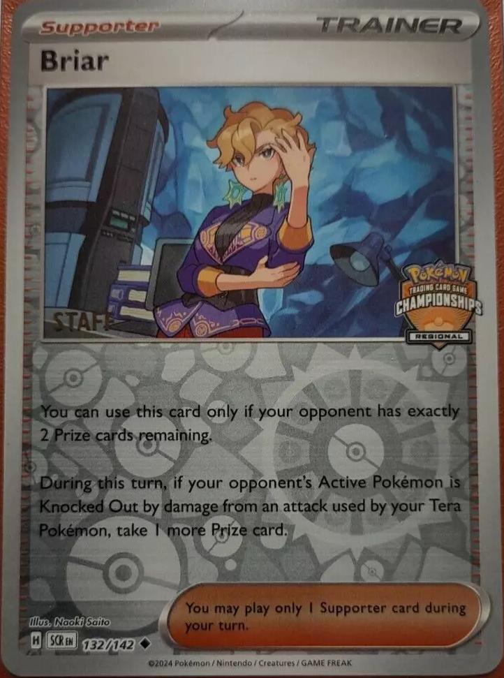 Briar [Regional Championships Staff] #132 Pokemon Stellar Crown