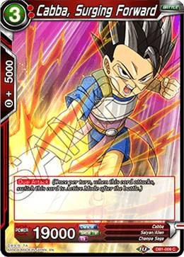 Cabba, Surging Forward DB1-009 Dragon Ball Super Dragon Brawl