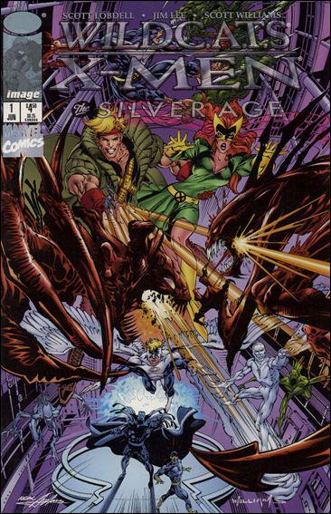 WildC.A.T.s / X-Men: The Silver Age [Adams] #1 (1997) Comic Books WildC.A.T.S / X-Men