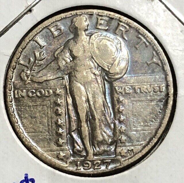 1927 [DOUBLE DIE] Coins Standing Liberty Quarter