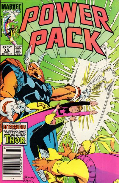 Power Pack [Newsstand] #15 (1985) Comic Books Power Pack