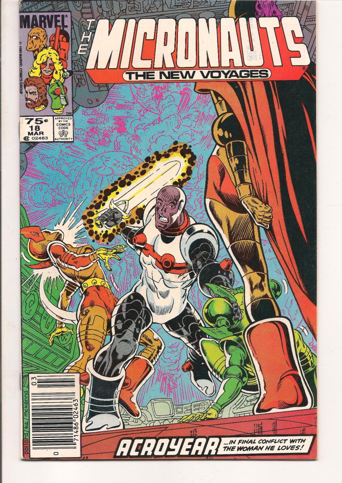 The Micronauts The New Voyages [Newsstand] #18 (1986) Comic Books Micronauts: The New Voyages