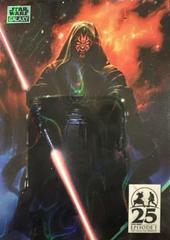 Double Bladed [Aqua Lava Refractor] #AM-14 Star Wars 2024 Topps Chrome Galaxy Art of Darth Maul Prices