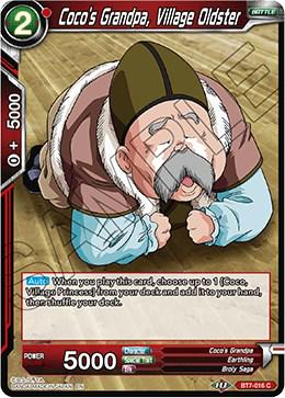 Coco's Grandpa, Village Oldster [Foil] BT7-016 Dragon Ball Super Assault of the Saiyans