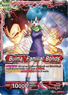 Bulma // Bulma, Familial Bonds BT8-001_PR Dragon Ball Super Malicious Machinations: Pre-Release Promos