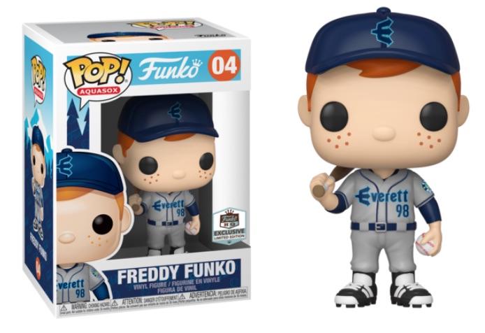 Freddy Funko [Grey Jersey] #4 Funko POP Aquasox