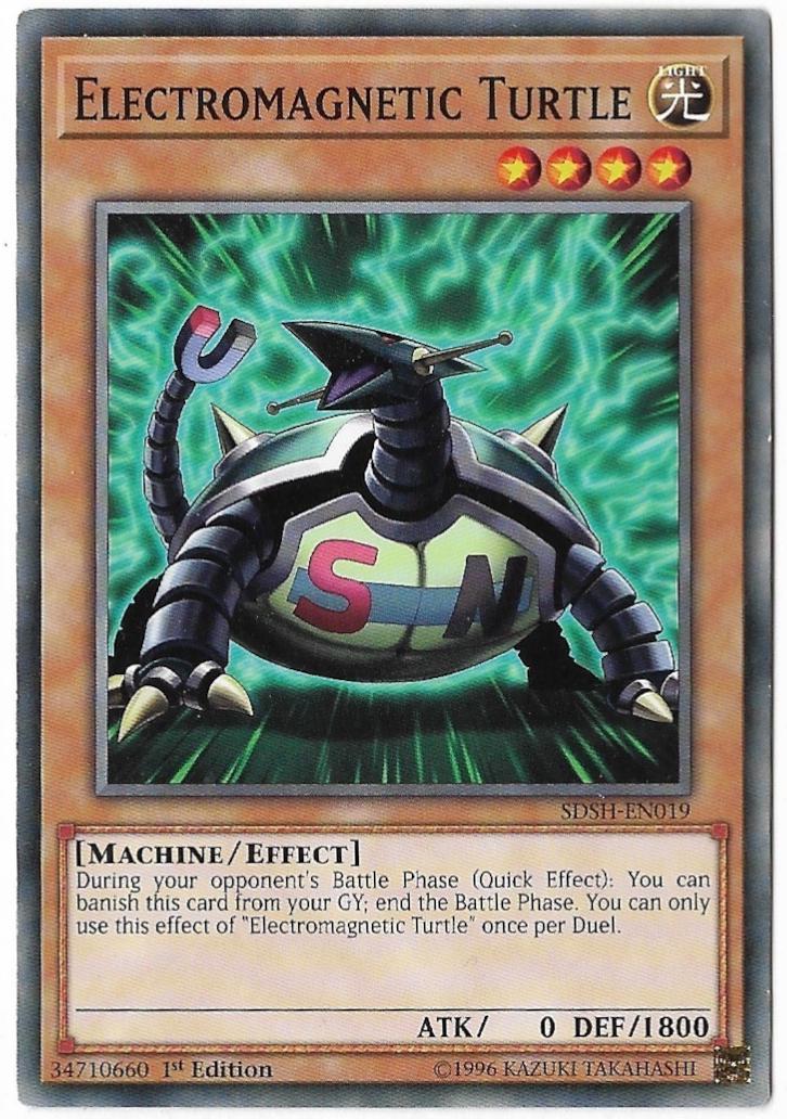 Electromagnetic Turtle [1st Edition] SDSH-EN019 YuGiOh Structure Deck: Shaddoll Showdown