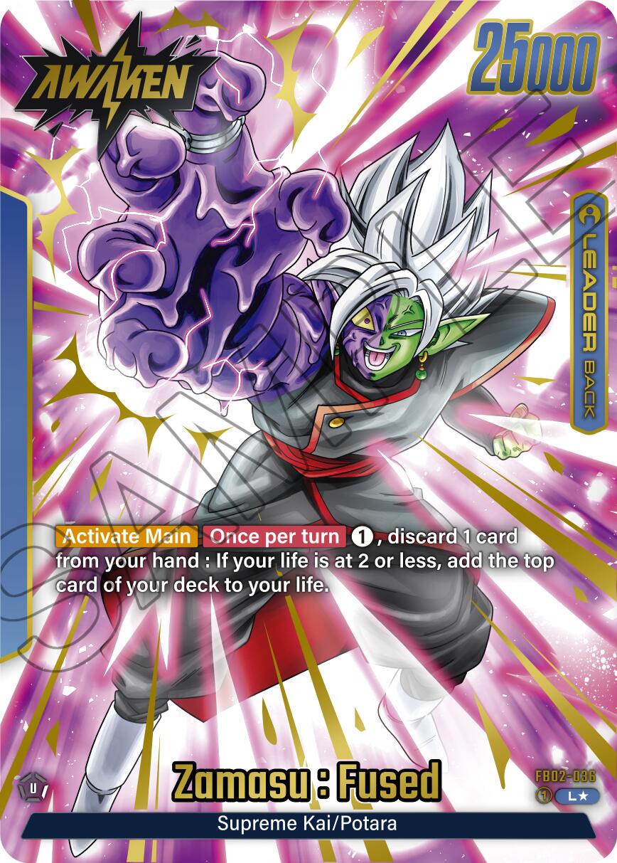 Zamasu: Fused [Alternate Art] FB02-036 Dragon Ball Fusion World Blazing Aura