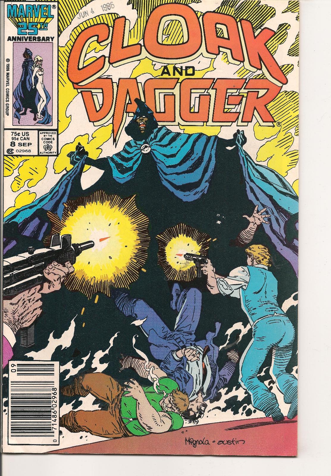 Cloak And Dagger [Newsstand] #8 (1986) Comic Books Cloak and Dagger