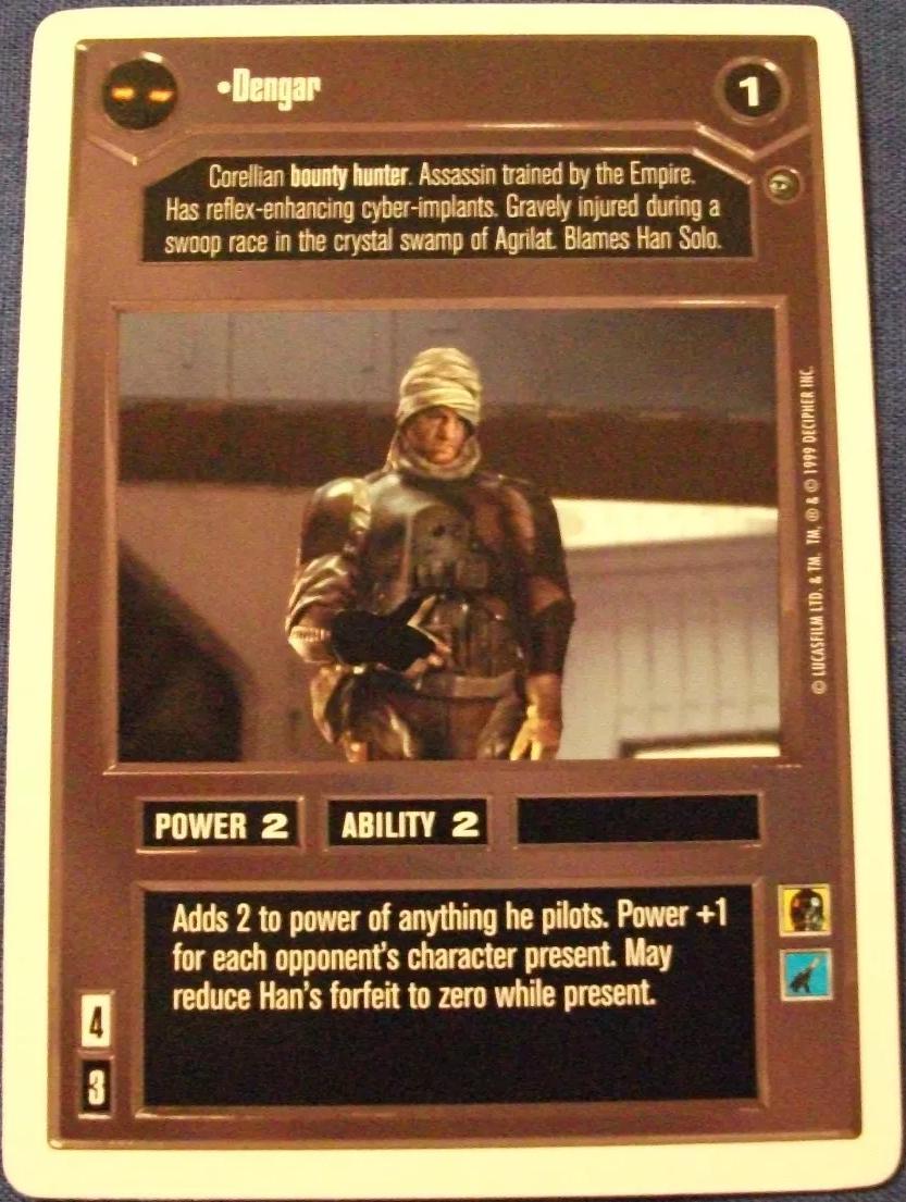 Dengar [Revised] Star Wars CCG Dagobah