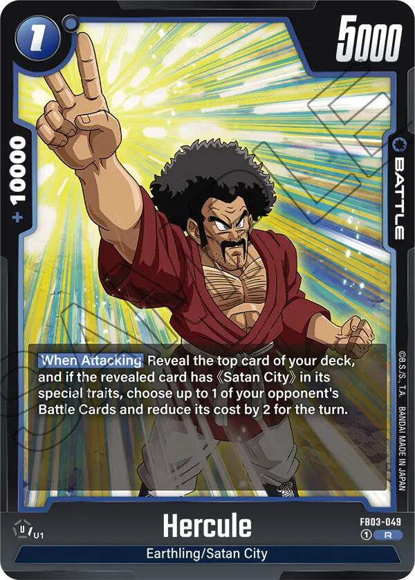 Hercule FB03-049 Dragon Ball Fusion World Raging Roar