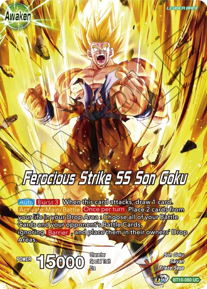 Son Goku // Ferocious Strike SS Son Goku [Foil] BT10-060 Dragon Ball Super Theme Selection: History of Son Goku