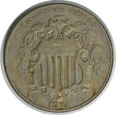 1874 [TYPE 2] Coins Shield Nickel Prices