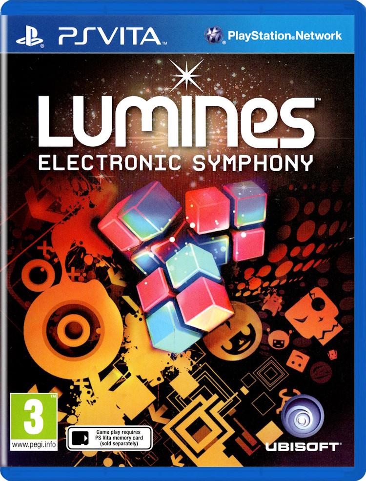 Lumines Electronic Symphony PS Vita, Complet PAL FR, Sony, Bon état