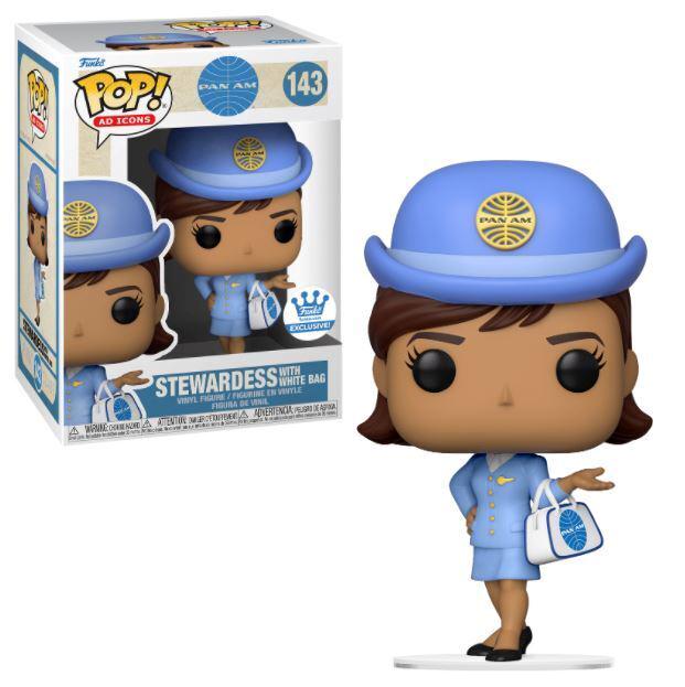 Stewardess with White Bag #143 Funko POP Ad Icons