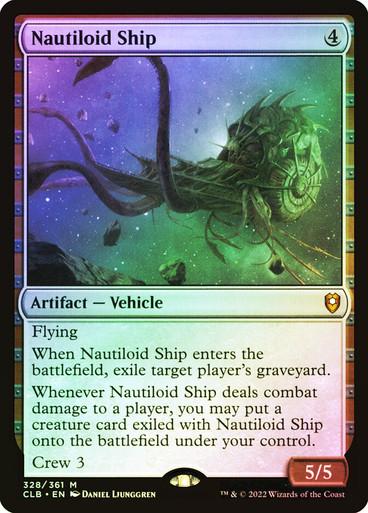 Nautiloid Ship [Foil] #328 Magic Commander Legends: Battle for Baldur's Gate