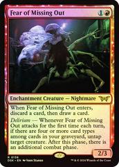 Fear of Missing Out [Foil] #136 Magic Duskmourn: House of Horror Prices