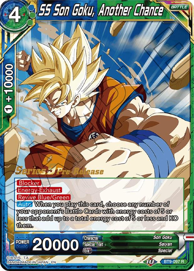 SS Son Goku, Another Chance BT9-097 Dragon Ball Super Universal Onslaught: Pre-Release Promos